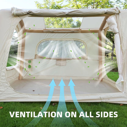 Inflatable Tents for Camping SUV tent, Easy Setup Inflatable, Waterproof  Adult 4/6/8 Person