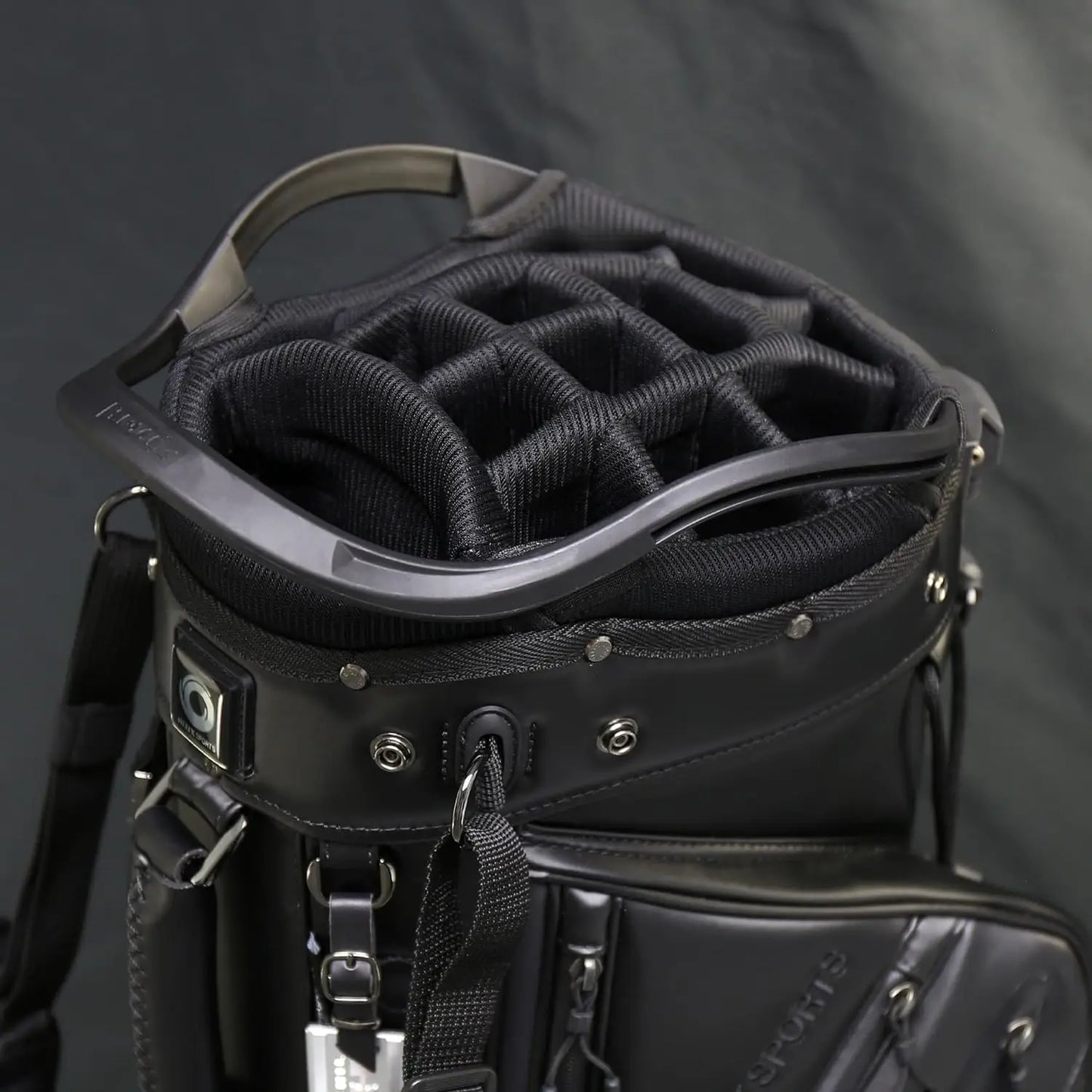 HELIX Lightweight 14 Way Full Length Dividers, PU Leather Golf Stand Bag for Men, Easy to Clean