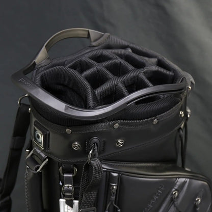 HELIX Lightweight 14 Way Full Length Dividers, PU Leather Golf Stand Bag for Men, Easy to Clean