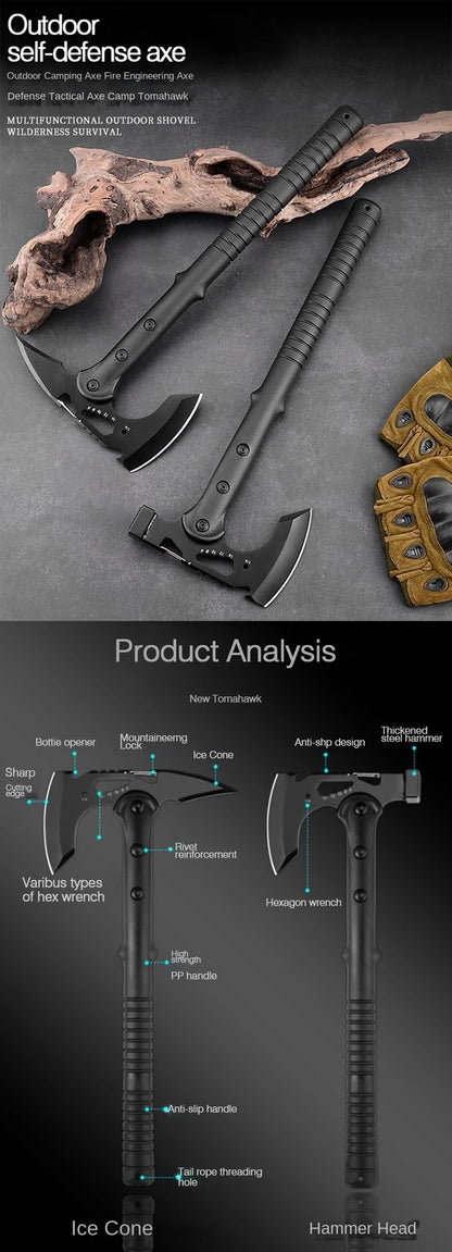 Devil's Assault Axe For Camping, Life-saving Axe ,Fire Axe