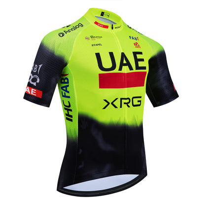 New Black UAE Cycling Maillot Jersey and Shorts for Men and Women