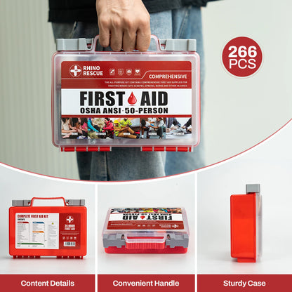 Rhino Rescue full-featured first aid kit