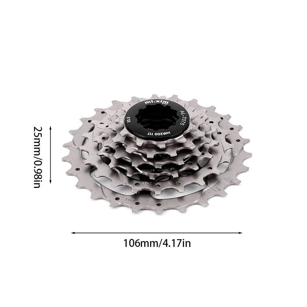 5/6/7-Speed Bike Freewheel 11-21/26/28T Bicycle Cassette for Brompton Folding Bicycle Cassette Flywheel