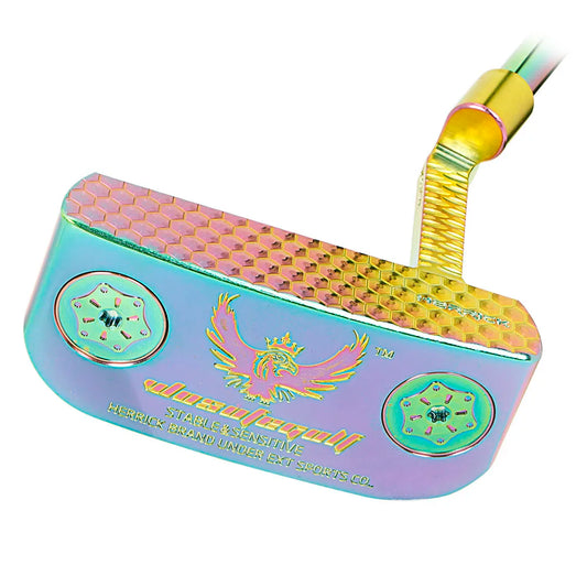 Wosofe Forged Golf Putter for Men Right Hand, CNC Milled 1020 Carbon Steel Mallet, Low Center of Gravity for Better Distance
