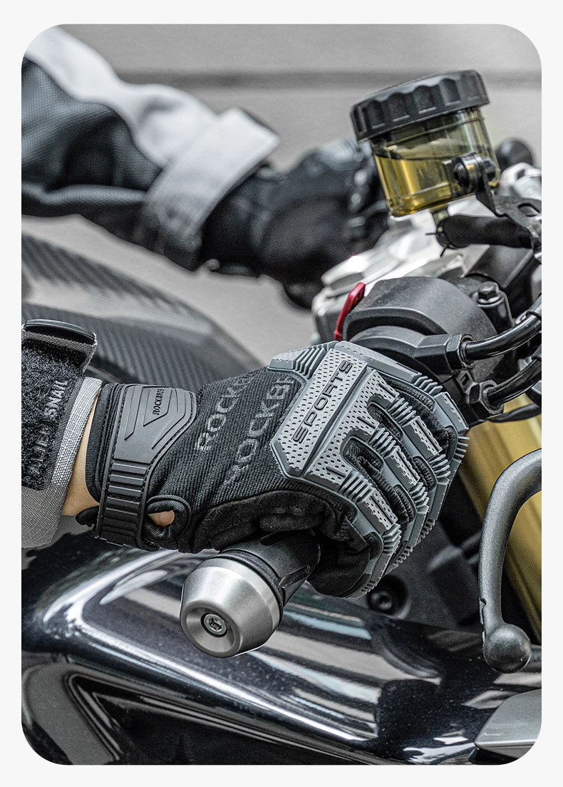 ROCKBROS Cycling Gloves, Thickened Pad Shockproof, Breathable