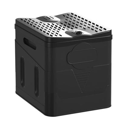 Multifunction Bedpan, Portable Outdoor Folding Toilet, Strong Bearing Capacity, Reusable Trash Can for Camping Hiking
