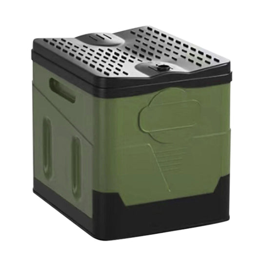 Multifunction Bedpan, Portable Outdoor Folding Toilet, Strong Bearing Capacity, Reusable Trash Can for Camping Hiking