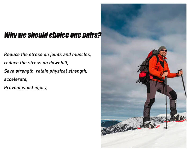 Local+ 2PCs Trekking Poles, Carbon Fiber 115g Ultra-Light Hiking Poles