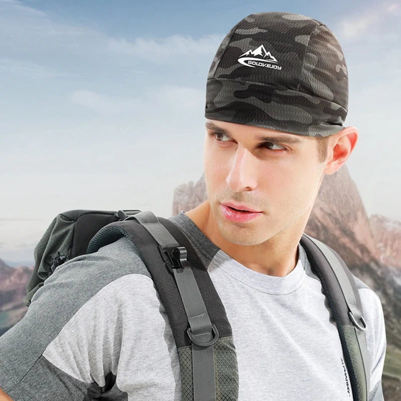 Cycling Caps Quick Dry Anti-UV Sports Cooling Skull Cap, Helmet Liner