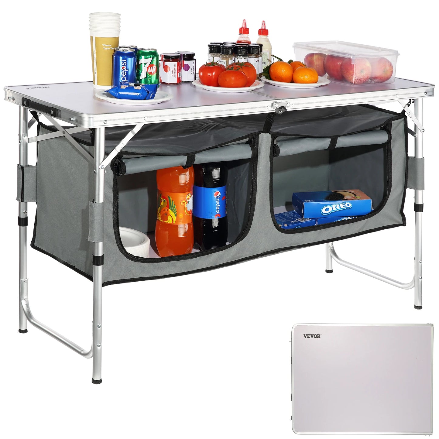 SucceBuy Camping Kitchen Table Quick set-up