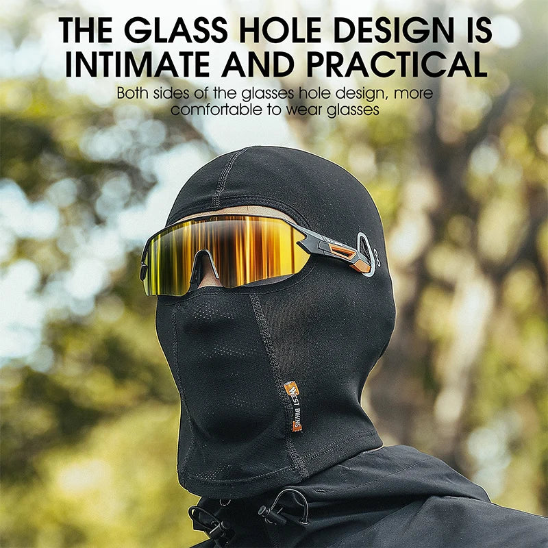 WEST BIKING Winter Cycling Caps, Motorcycle Helmet Liner, Windproof Sport Bike Headwear for Men and Women