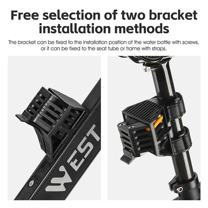 WEST BIKING Bicycle Folding Lock, 4 Code Digits Anti-theft Lock, Portable E-Bike Scooter Password, Foldable Lock