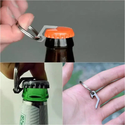 EDC Gear mini lightweight bottle beer opener and keyring pocket tool utility gadget