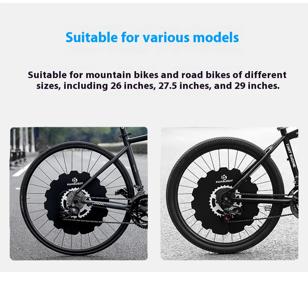 Bicycle Disc Brake Cover, Universal Bicycle Washing Disc, Reusable Bicycle Brake Anti Grime Cover for MTB Road Bike