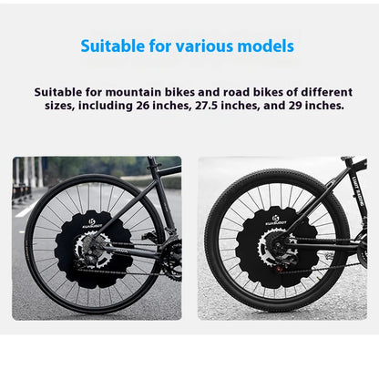 Bicycle Disc Brake Cover, Universal Bicycle Washing Disc, Reusable Bicycle Brake Anti Grime Cover for MTB Road Bike