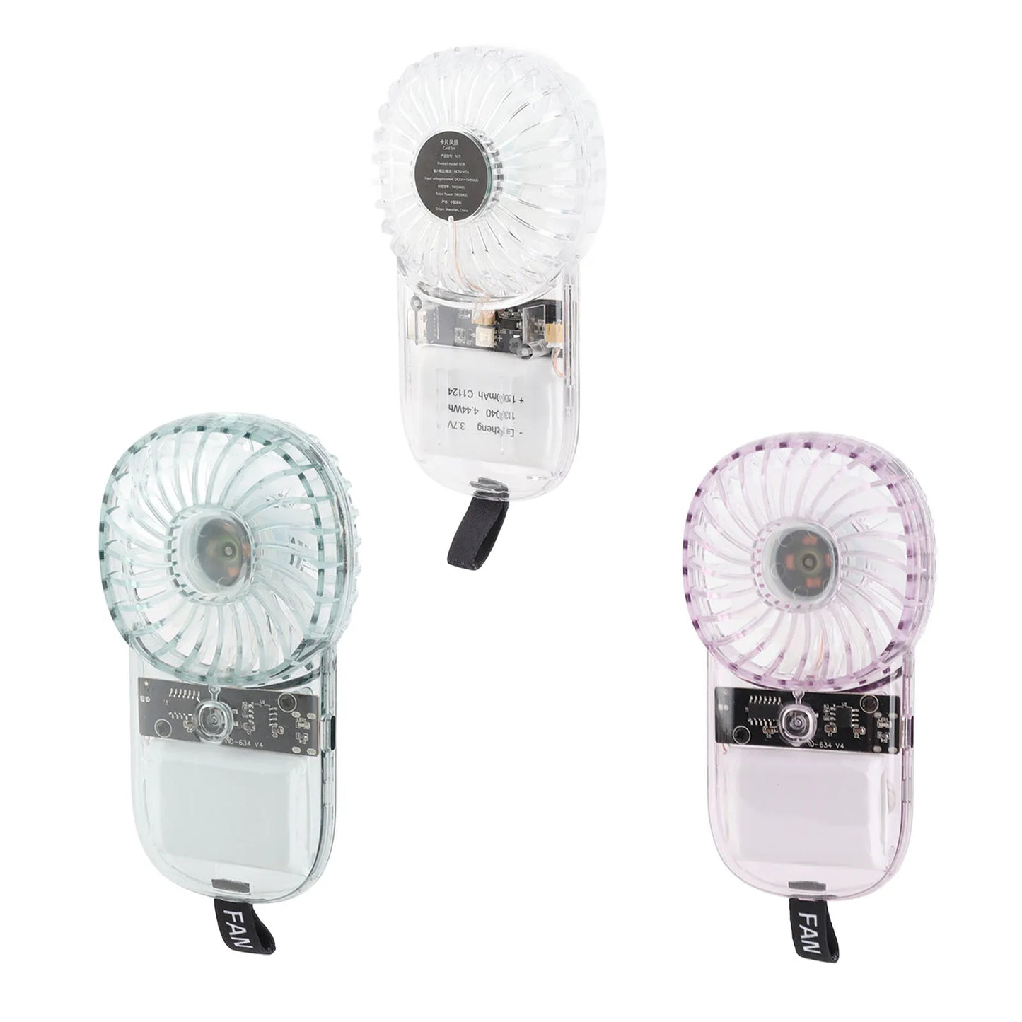 Portable Neck Hanging Fan, USB Rechargeable