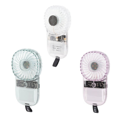 Portable Neck Hanging Fan, USB Rechargeable