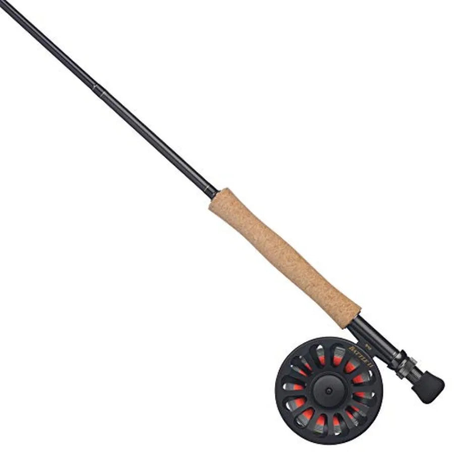 Outfit Reel and Fishing Rod Combo for Precision Fly Fishing in Rivers and Streams Lightweight Design