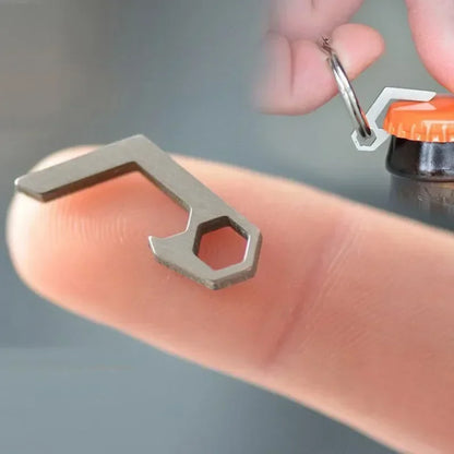 EDC Gear mini lightweight bottle beer opener and keyring pocket tool utility gadget