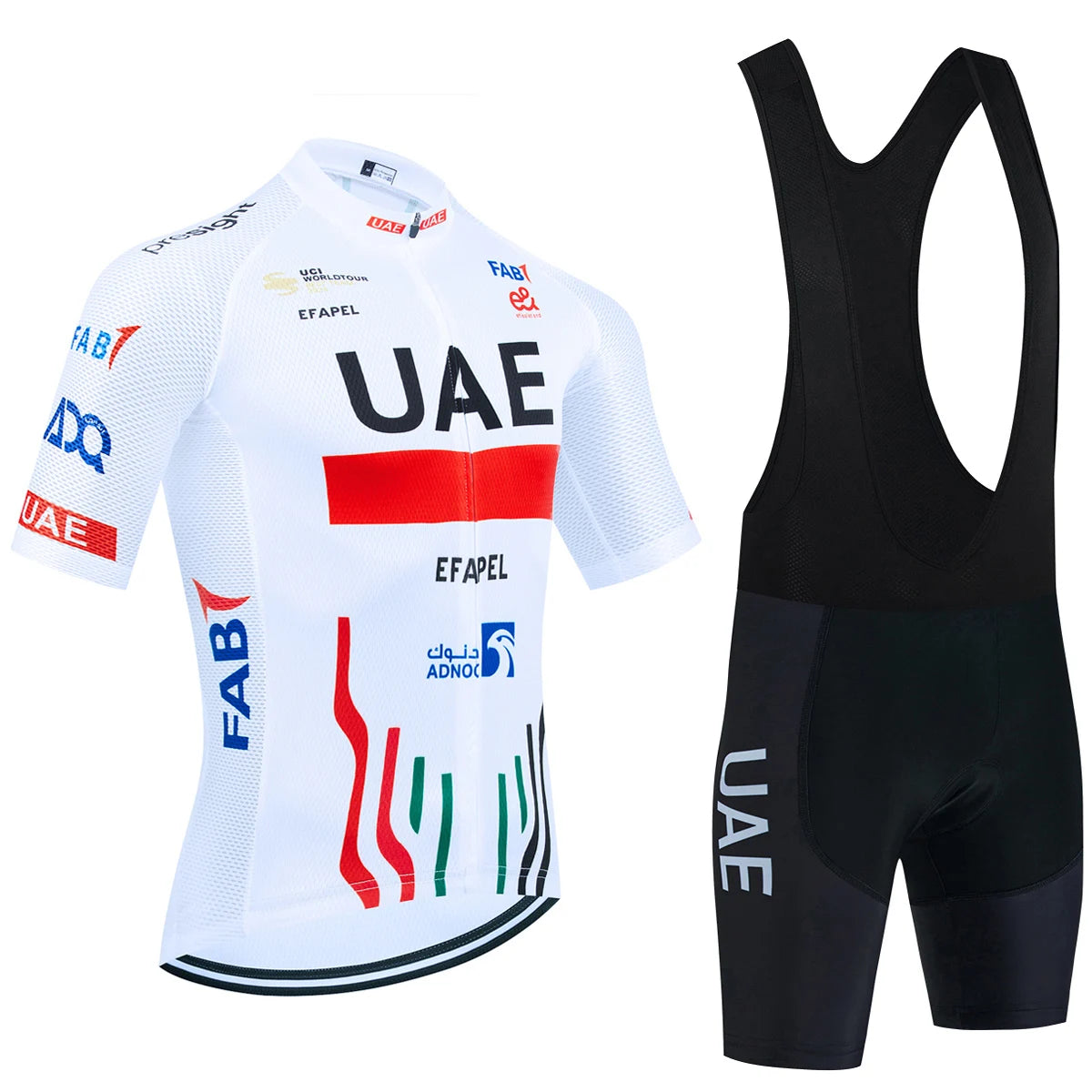 New Black UAE Cycling Maillot Jersey and Shorts for Men and Women