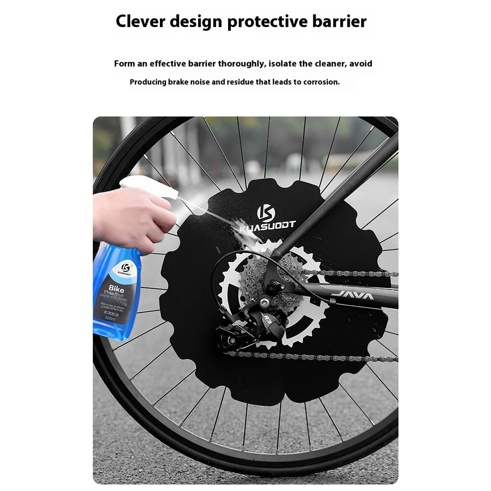 Bicycle Disc Brake Cover, Universal Bicycle Washing Disc, Reusable Bicycle Brake Anti Grime Cover for MTB Road Bike