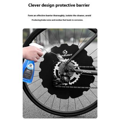 Bicycle Disc Brake Cover, Universal Bicycle Washing Disc, Reusable Bicycle Brake Anti Grime Cover for MTB Road Bike