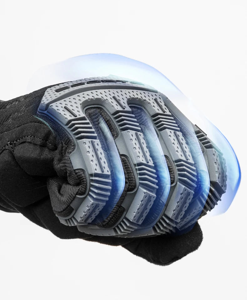 ROCKBROS Cycling Gloves, Thickened Pad Shockproof, Breathable