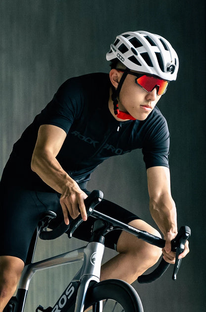 ROCKBROS Cycling Light Helmet, USB Charging Electric LED Front Light Helmet For Night Cycling