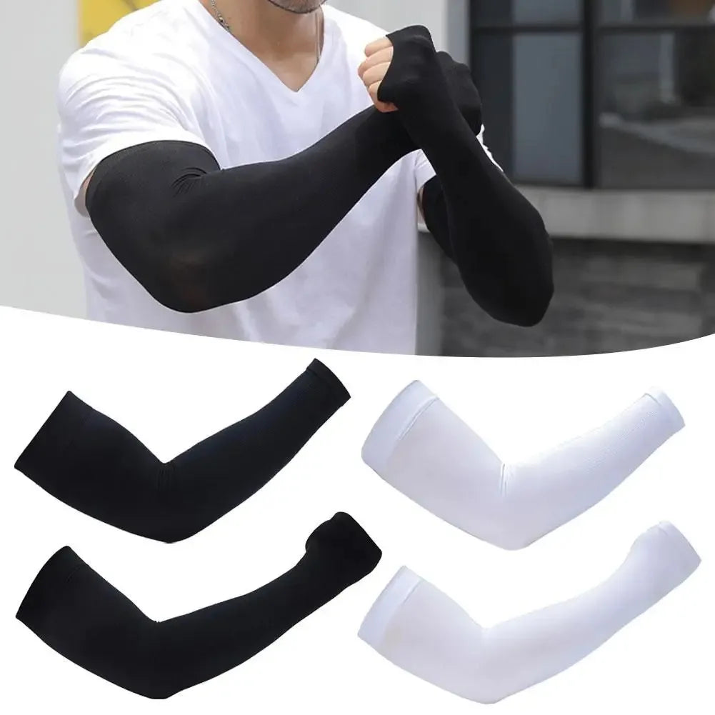 2026 NEW Ice Silk Bicycle Sleeves, Summer Breathable Cycling Arm Protection