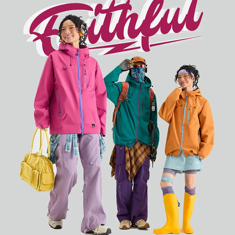 Unisex Hiking Jacket, Waterproof Autumn Windbreaker
