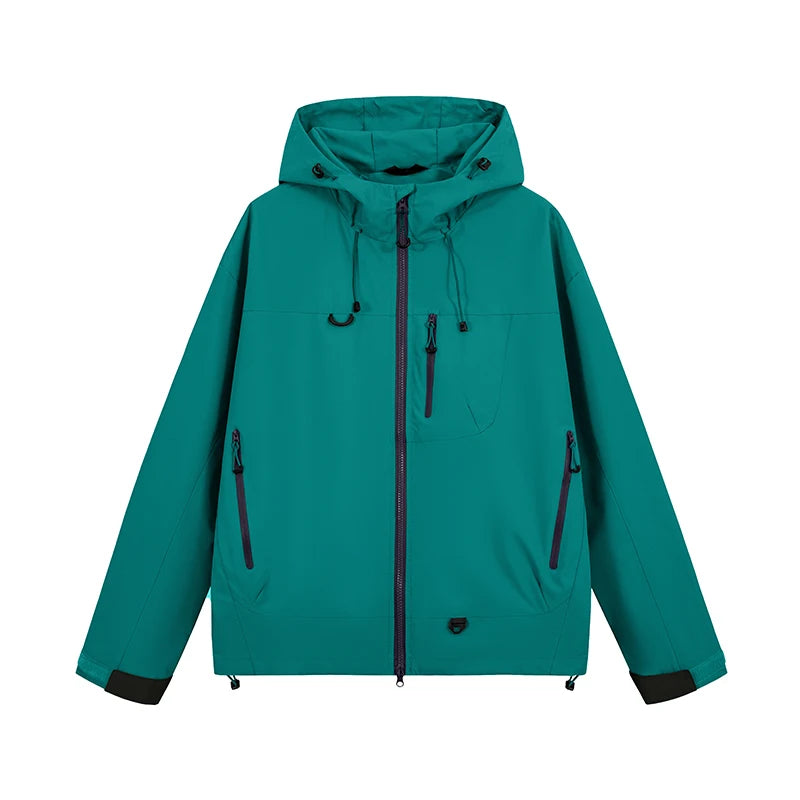 Unisex Hiking Jacket, Waterproof Autumn Windbreaker