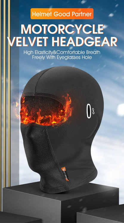 WEST BIKING Winter Cycling Caps, Motorcycle Helmet Liner, Windproof Sport Bike Headwear for Men and Women