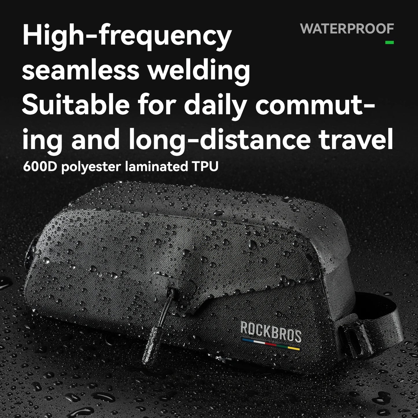 ROCKBROS ROAD TO SKY Magnetic Bicycle Bags, Waterproof Suction Front Bag