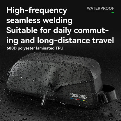 ROCKBROS ROAD TO SKY Magnetic Bicycle Bags, Waterproof Suction Front Bag