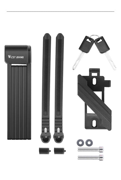 WEST BIKING Anti-Theft Bicycle Folding Lock