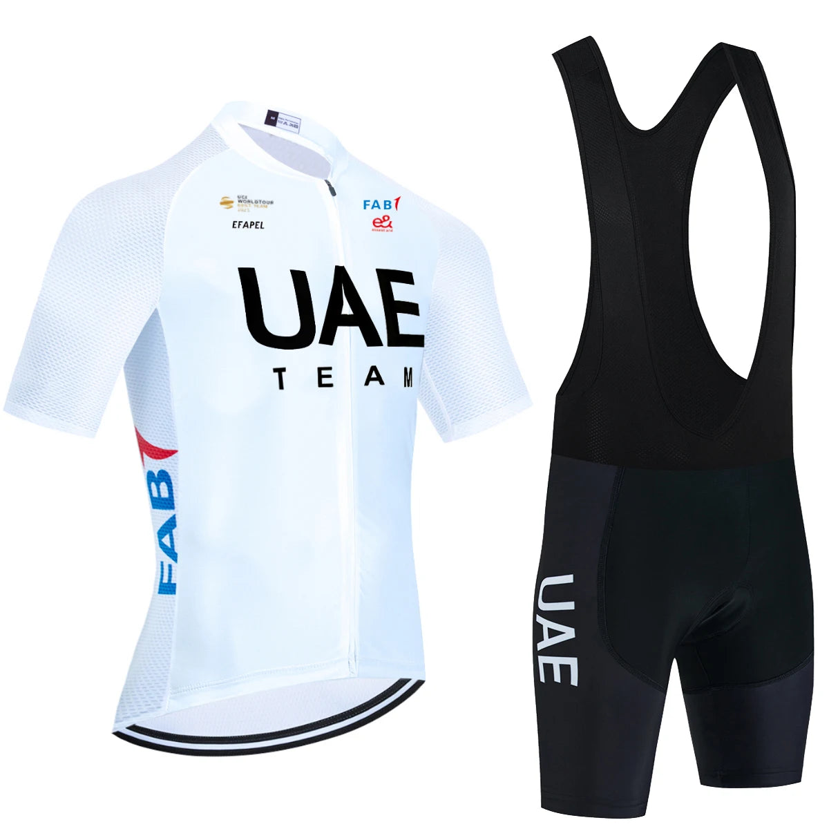 New Black UAE Cycling Maillot Jersey and Shorts for Men and Women