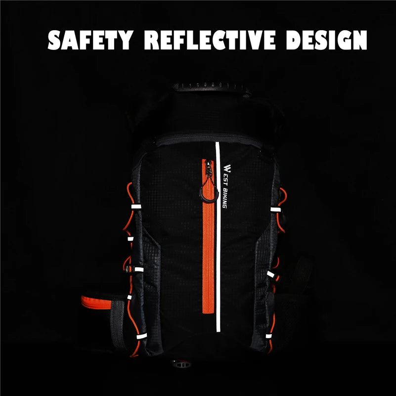 WEST BIKING Outdoor Water Repellent Sports Bag, Cycling Hydration Backpack
