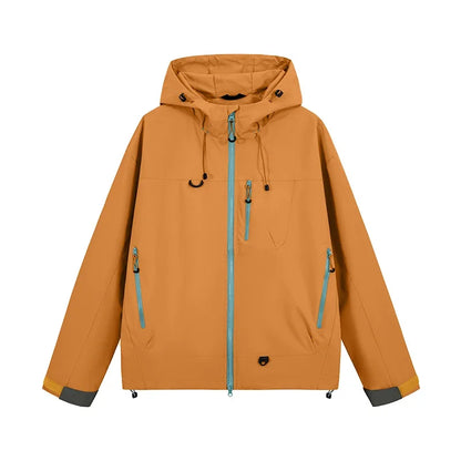 Unisex Hiking Jacket, Waterproof Autumn Windbreaker