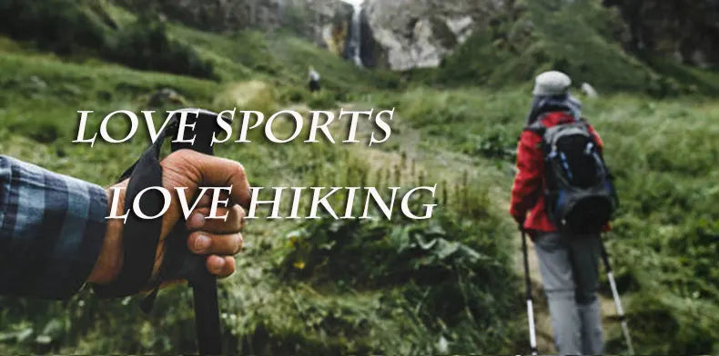 Local+ 2PCs Trekking Poles, Carbon Fiber 115g Ultra-Light Hiking Poles