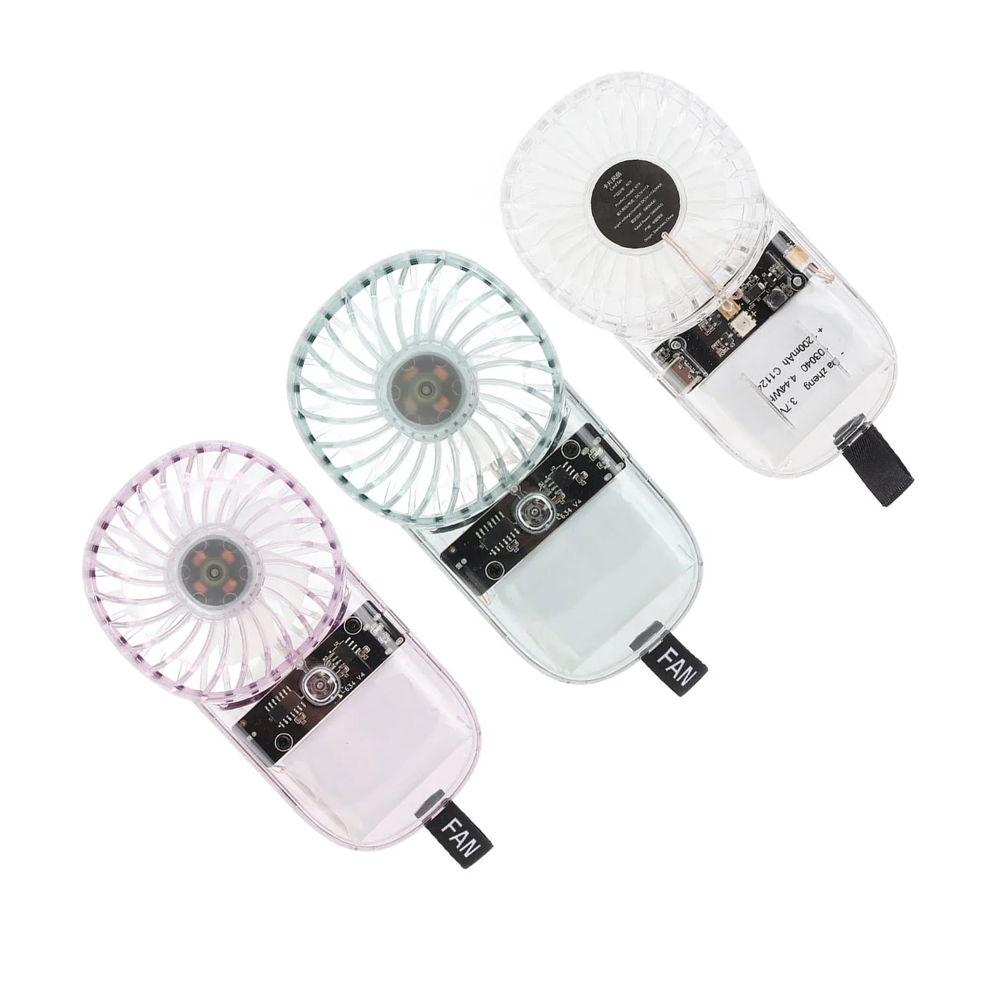 Portable Neck Hanging Fan, USB Rechargeable