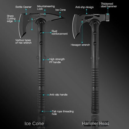 Devil's Assault Axe For Camping, Life-saving Axe ,Fire Axe