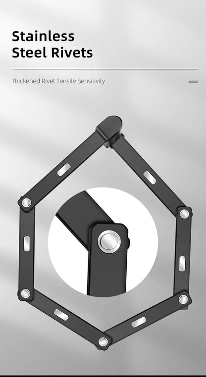 WEST BIKING Anti-Theft Bicycle Folding Lock