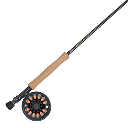 Outfit Reel and Fishing Rod Combo for Precision Fly Fishing in Rivers and Streams Lightweight Design
