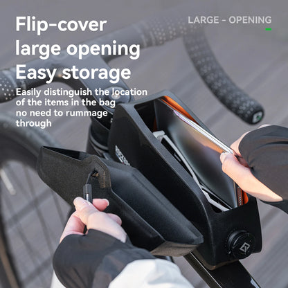 ROCKBROS ROAD TO SKY Magnetic Bicycle Bags, Waterproof Suction Front Bag