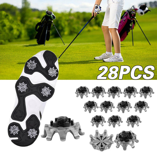 28Pcs/Set Golf Shoes Soft Spikes, Fast Twist Studs Cleats For Footjoy shoes