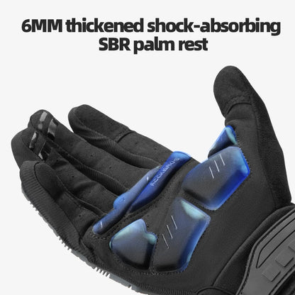 ROCKBROS Cycling Gloves, Thickened Pad Shockproof, Breathable