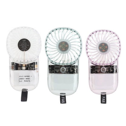 Portable Neck Hanging Fan, USB Rechargeable