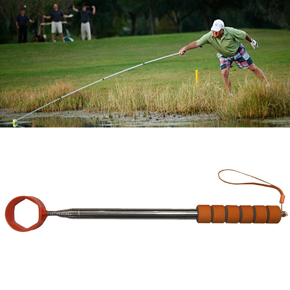 8.86 FT Telescopic Golf Ball Retriever With Non-Slip HandleClaw