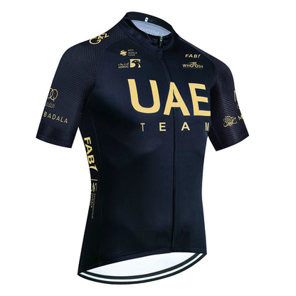New Black UAE Cycling Maillot Jersey and Shorts for Men and Women